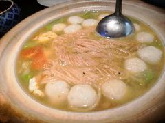 丝瓜鱼丸炖馓子-永安鱼庄·镇江菜(东吴路店)