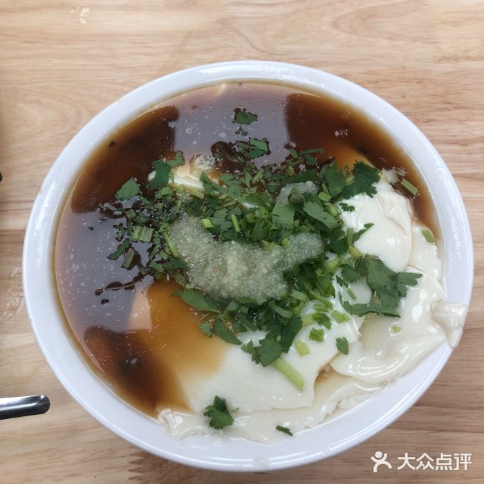 筋饼豆腐脑一绝豆腐脑图片