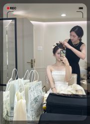 点击看大图 -荷玛高端新娘跟妆团队·彩妆培训