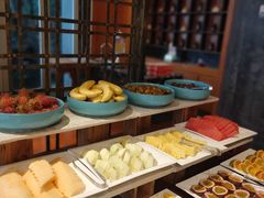 自助取餐区-海角轩·三亚文华东方酒店
