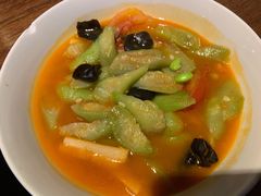 番茄竹笋干烩丝瓜-大牌大·传统杭帮菜(湖滨店)