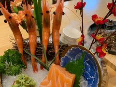 三文鱼和甜虾-鲔屋寿喜烧