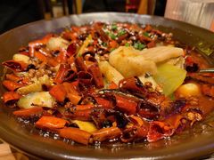 辣子水煮黑鱼片-香园茶社·金陵小灶(老门东店)