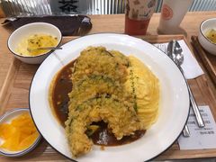 炸玉米片南瓜咖喱蛋包饭-池奈·咖喱蛋包饭(熙地港店)
