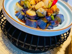 紫山茄拌扇贝-味莊·青岛菜(石老人店)