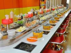 自助取餐区-烫煮风旋转涮吧自助小火锅(洪楼大润发店)
