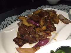 杏鲍菇牛肉-熠盛粤味(永康路店)