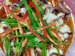 葱油章鱼-文仔海鲜馆