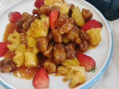 草莓咕噜肉-遇花缘·点心·中西融合菜(美吉特广场店)