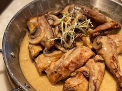 牛肝菌白汁烩春鸡-港丽餐厅(高德置地店)