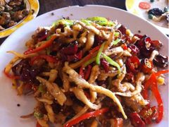 干煸鱿鱼须-东坡熬鱼馆(天泰路店)