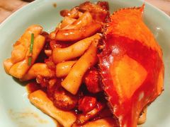 梭子蟹炒年糕-弄堂里(西溪龙湖天街店)