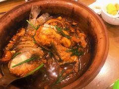 生焗钳鱼煲-大唐靓汤江门私房菜(景田店)