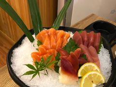 挪威三文鱼刺生-青空日料烧肉烧鸟店(后湖兴业路店)