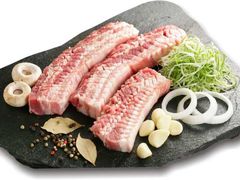 乡村黑猪五花肉-牛信亭韩国料理·炭火烤肉(紫藤路店)