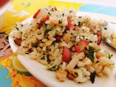 荠菜春笋炒饭-北大学一食堂