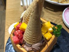 冰淇淋厚多士-点点心港式茶餐厅(南京西路店)