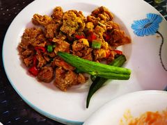 青麻秋葵花椒鸡-山西派(桥东街店)