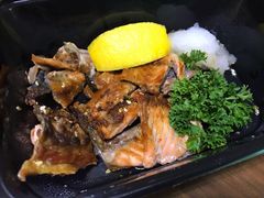 盐烤三文鱼皮-鳗鱼家·深夜食堂(军博店)