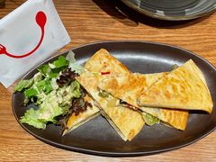 鲜虾蘑菇薄饼-长春藤咖啡(北园店)