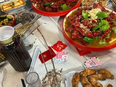 -海盗船. 龙虾烧烤. 酒馆