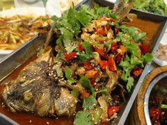 香辣铁板鲈鱼-东北缘餐厅(兰埔路店)