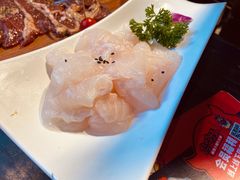 无骨雪花鱼-热火朝天鲜切牛肉火锅(南强街巷店)