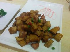 杏鲍菇脆爽肉-院落创意菜