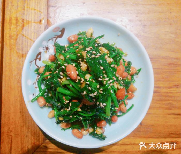 锦尚阁烤鱼•天津菜(宣武门胡同店)果仁菠菜图片