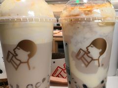 厚烧蛋糕波波奶茶-喜茶(杭州滨江宝龙店)