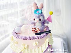 -卡比儿童蛋糕·心意定制·低脂零卡糖动物奶油FancyBALLOON(滨海店)