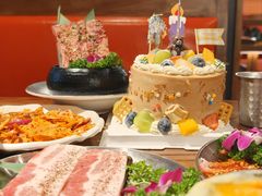 -明洞阿姨·韩式酱蟹烤肉·创意料理(方庄店)