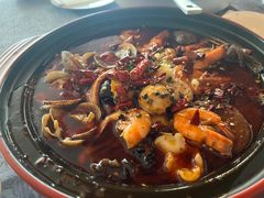 海鲜毛血旺-粤尚腾香居中餐厅(首都机场希尔顿店)