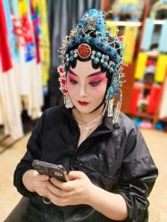 -胭脂猫京剧摄影