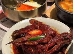 -草家酱蟹炭火烤肉店(珲春南路一店)