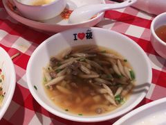 蘑菇汤莜面鱼鱼-西贝(吴江路湟普汇店)