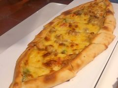 鸡肉奶酪皮塔饼-伊斯坦布尔土耳其清真咖啡餐厅