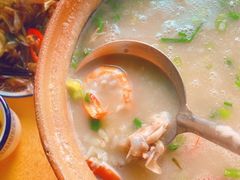 招牌杂锦海鲜粥中锅-得记得潮州海鲜砂锅粥(宝业路店)