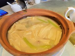 腐竹猪肚酸菜煲-福仙来酒家(东峻广场店)