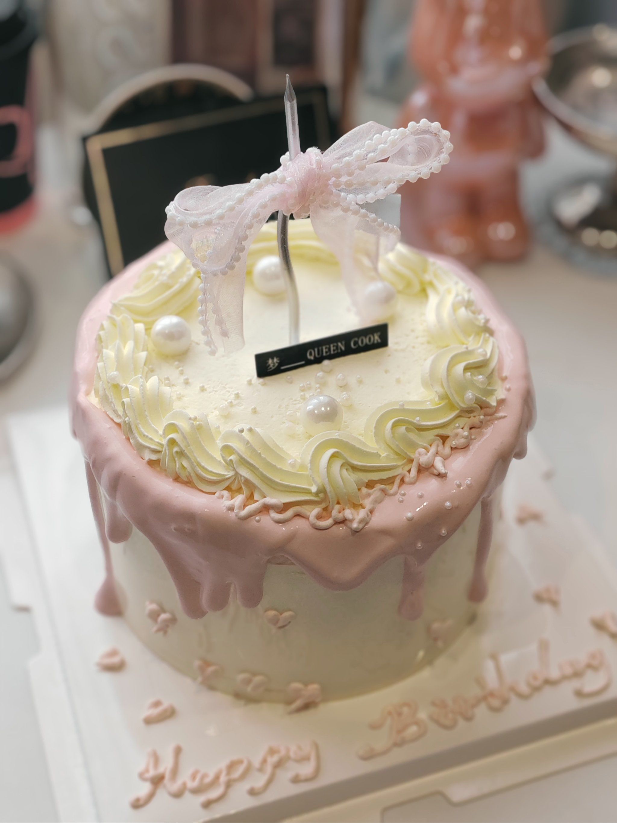 少女粉蛋糕[调皮],简单又好看
