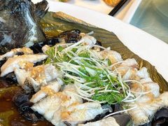 葱油清蒸笋壳鱼-上海金桥红枫万豪酒店-万豪中餐厅