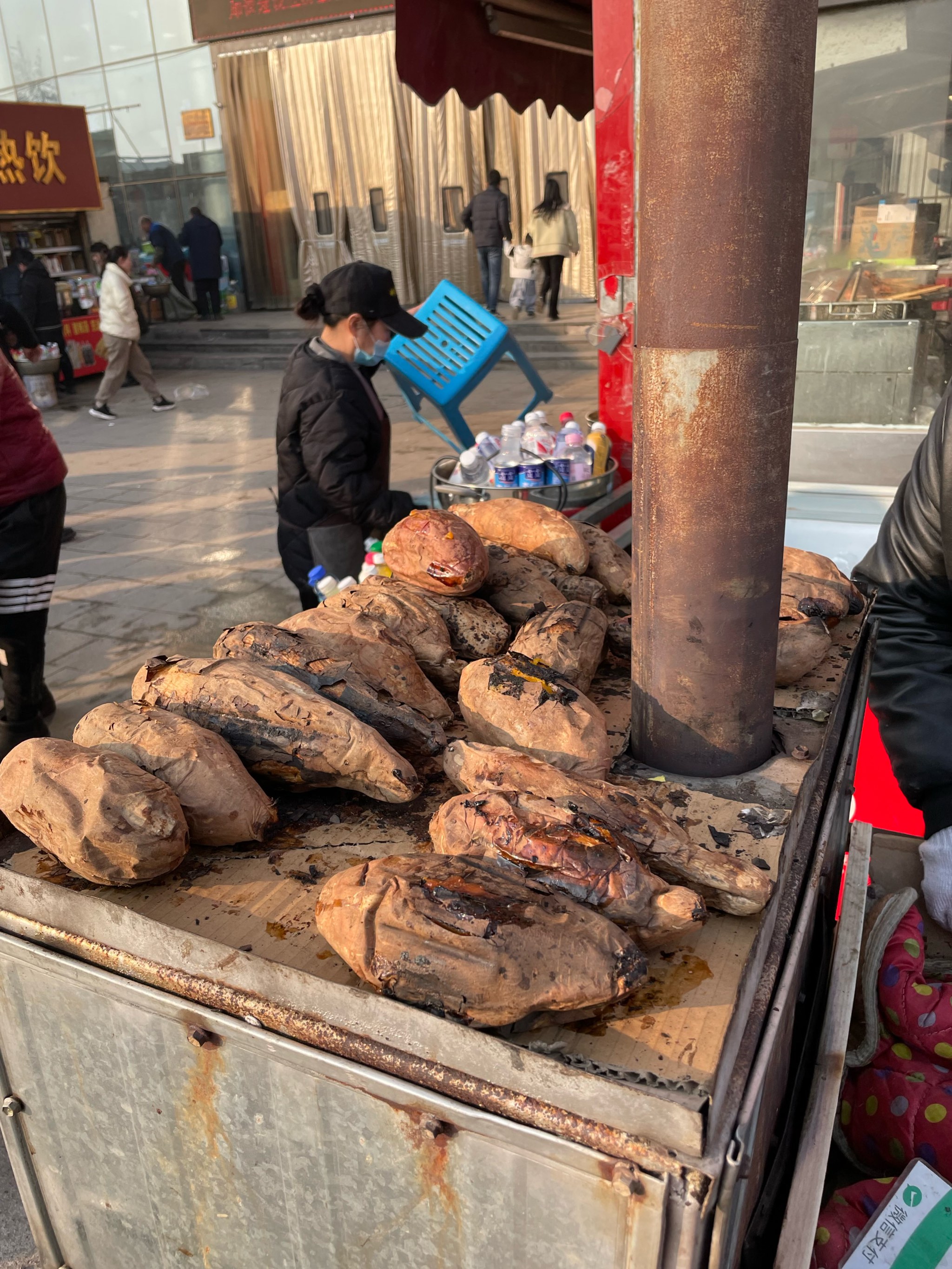 自制烤地瓜小型炉图片