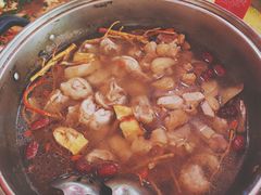 五指毛桃煮鸡-红炎炎农家菜老字号(金水台店)