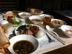 第一天的早餐，吃了这么多-长白山天域度假酒店