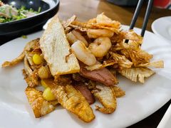 煎笋脯干贝炒虾仁-旧款宁波饭店(华敏世纪广场店)