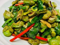 韭菜炒蚕豆-阿毛饭店(和义路店)