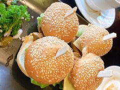 蘑菇味狠浓牛肉汉堡-blue frog蓝蛙(长泰广场店)
