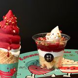 成都太古里！圣诞季新品小甜甜🍦🍓🎄✧*｡🧣♡