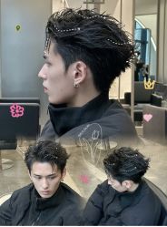 -海文先生国潮烫染男士理发馆
