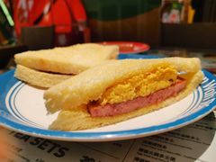 餐肉炒蛋三文治-敏华冰厅(天河城店)